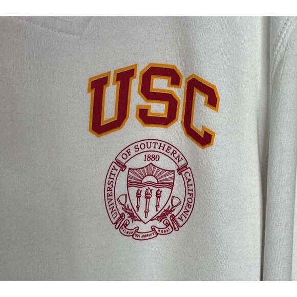 NWT Camp David Men's University of Southern California Trojans Hoodie White L - Picture 3 of 6